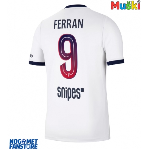 Paris Saint-Germain Ferran Torres #9 Gostujuci Dres 2026-27 Kratak Rukav